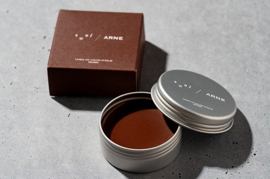 soel×ARNE LIVING-OIL COLOR LIP BALM 【BROWN】